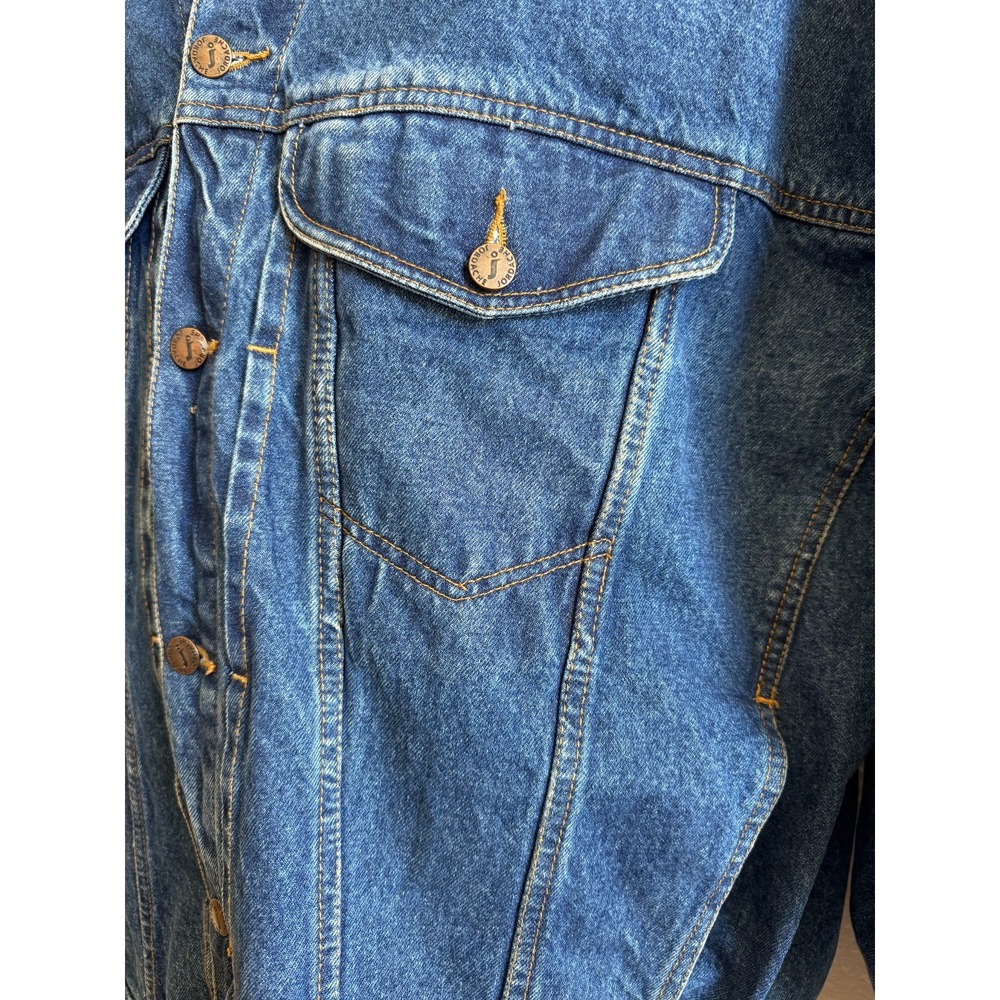Vintage‎ Jordache Jean Jacket Size 2XL Oversized 80s GUC XXL - Picture 4 of 8
